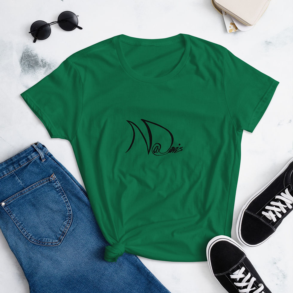 Thumbnail: Women's Fashion Fit t-shirt - Front & back design