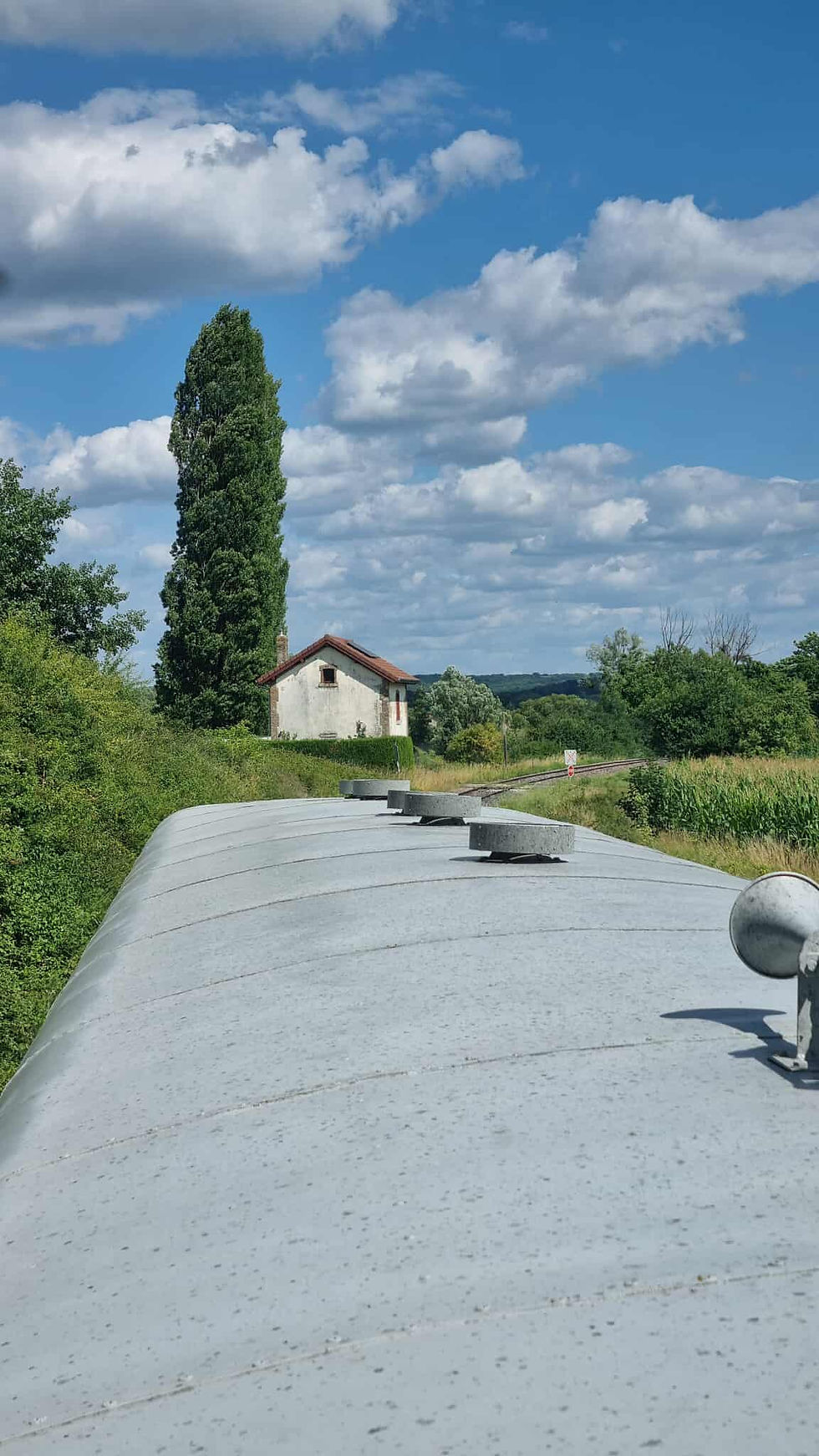 Passage à niveau de Mont de Jeux vue depuis la cabine de notre Picasso X3898