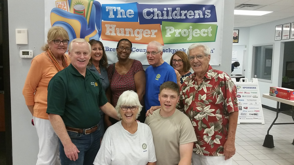 Giving Back, The Children's Hunger Project and Merritt Island Rotary Club