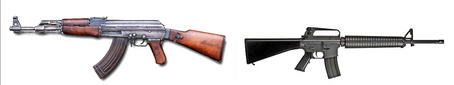 AK-47 vs M16