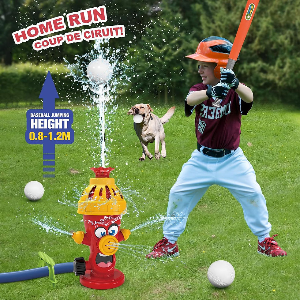 Thumbnail: Hydrant Sprinkle Water Spray Toy Backyard Garden Outdoor Water Toys Summer Yard 