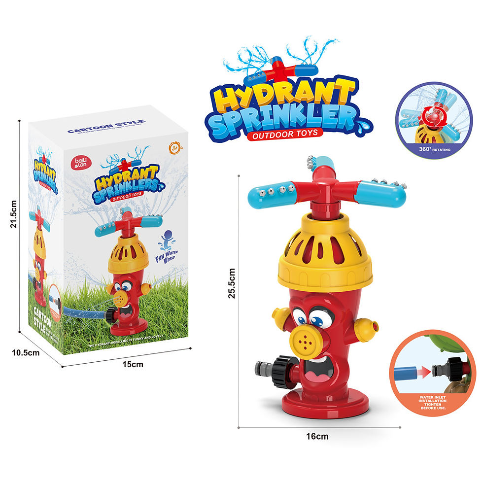 Thumbnail: Hydrant Sprinkle Water Spray Toy Backyard Garden Outdoor Water Toys Summer Yard 