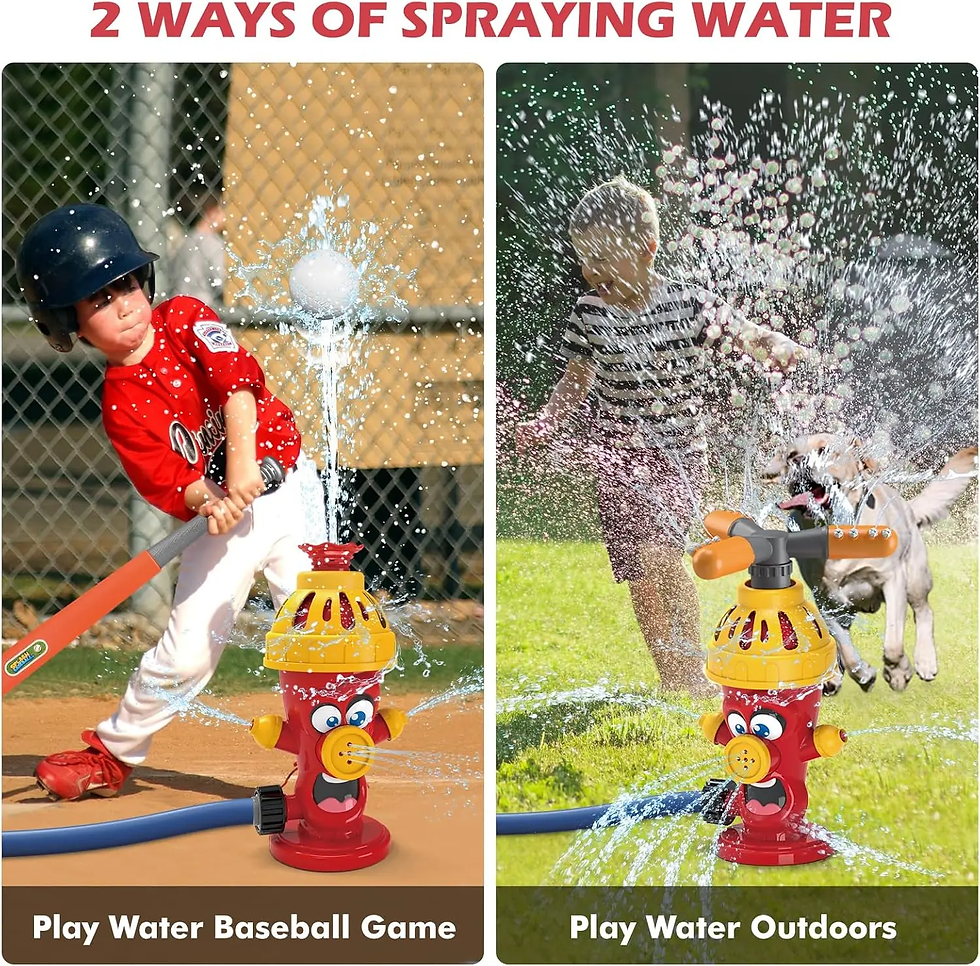 Thumbnail: Hydrant Sprinkle Water Spray Toy Backyard Garden Outdoor Water Toys Summer Yard 