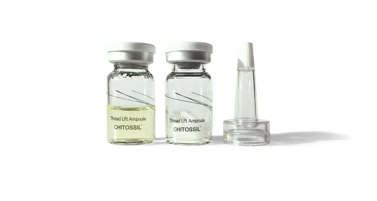 Chitossil threadlifting draadjes behandeling thread lifting anti aging anti rimpel huidstr
