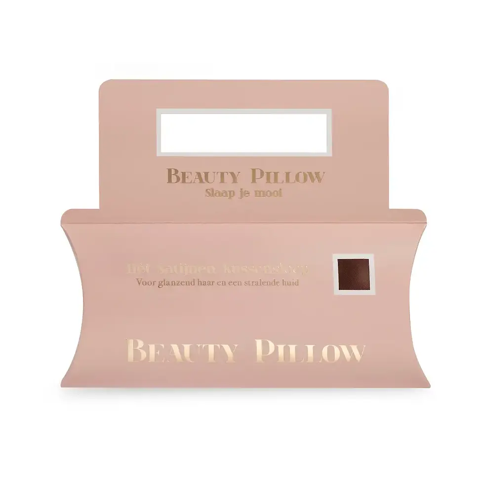 Thumbnail: Beauty Pillow satijnen kussensloop Chocolate Brown 60x70 cm