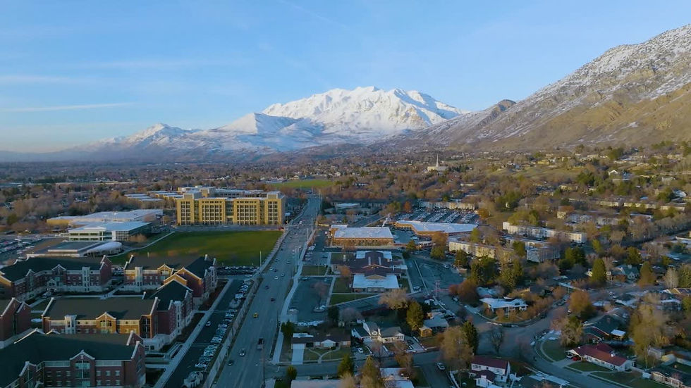 Theo Hirsch in the PROVO music video — a comedic, satirical performance inspired by Provo, Utah.