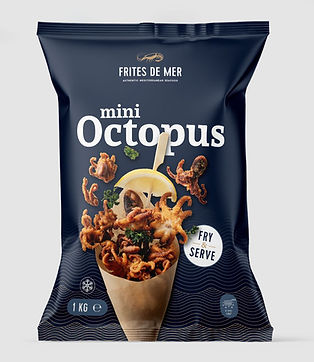 Mini Octopus baby Octopus Frites de Mer 1 kg