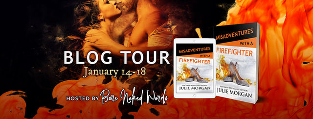 Blog Tour + Review - Misadventures with a Firefighter by Julie Morgan