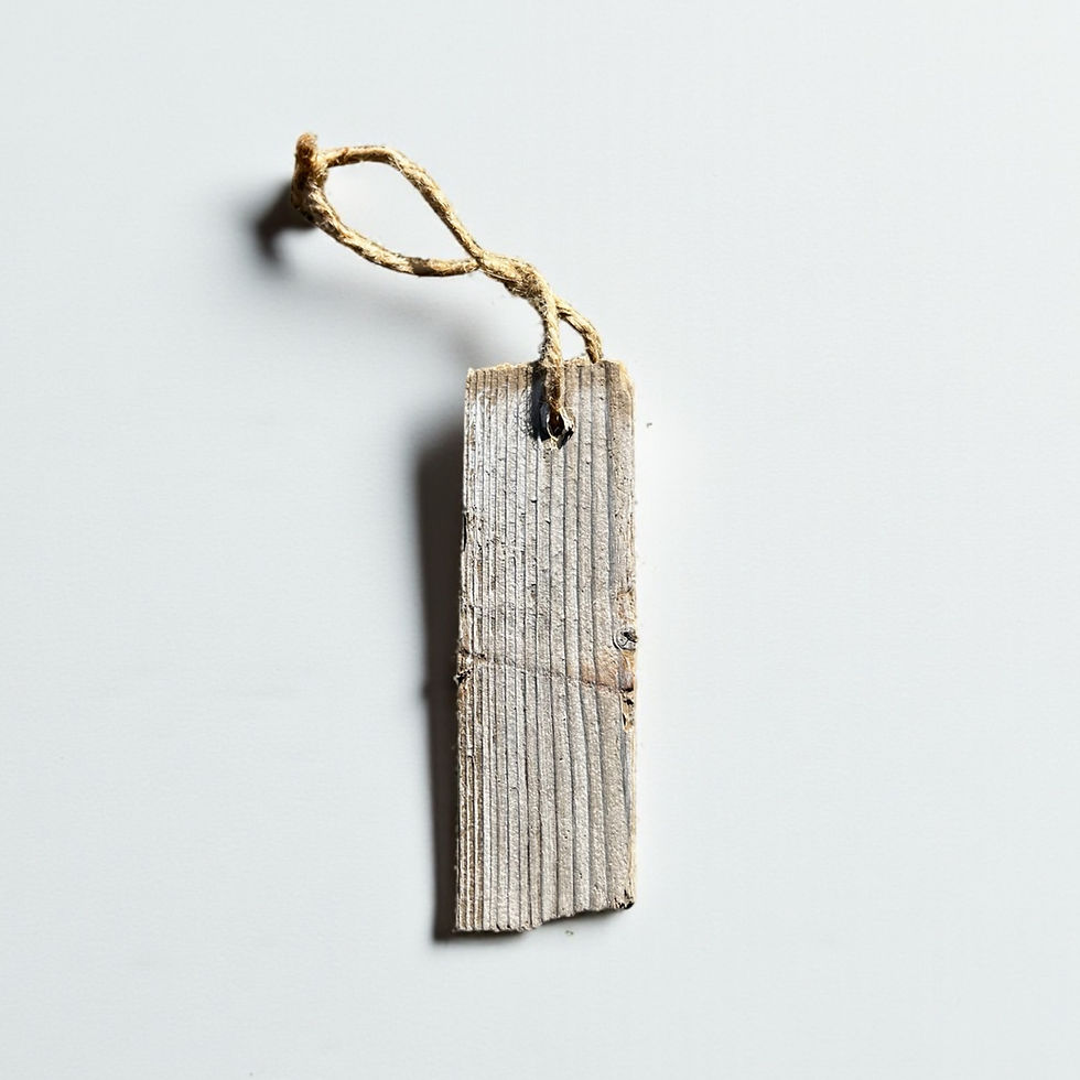 Thumbnail: Clear Sailboat Driftwood Ornament