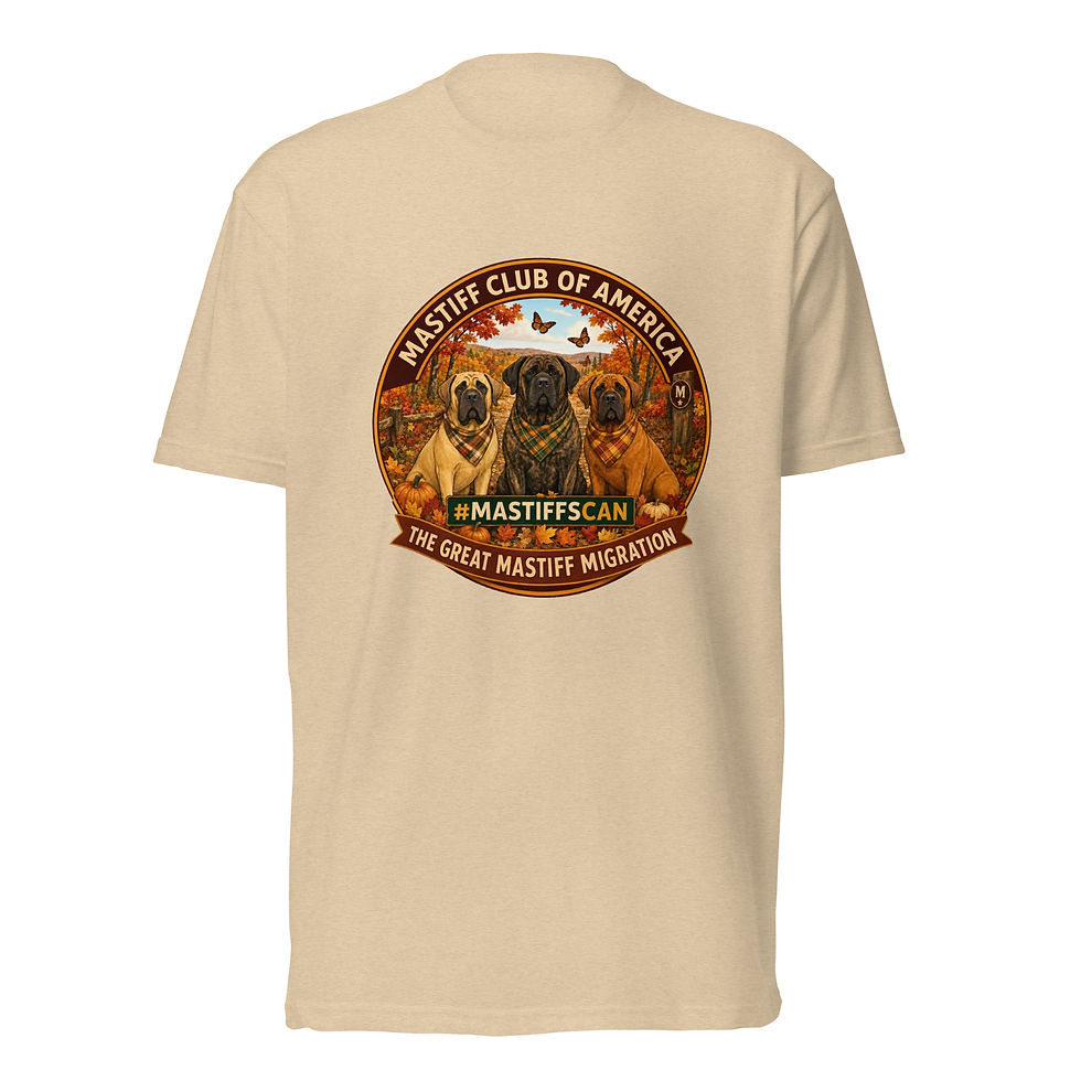 Thumbnail: [WD] The Great Mastiff Migration: Evaluation + T-shirt + 3" Sticker