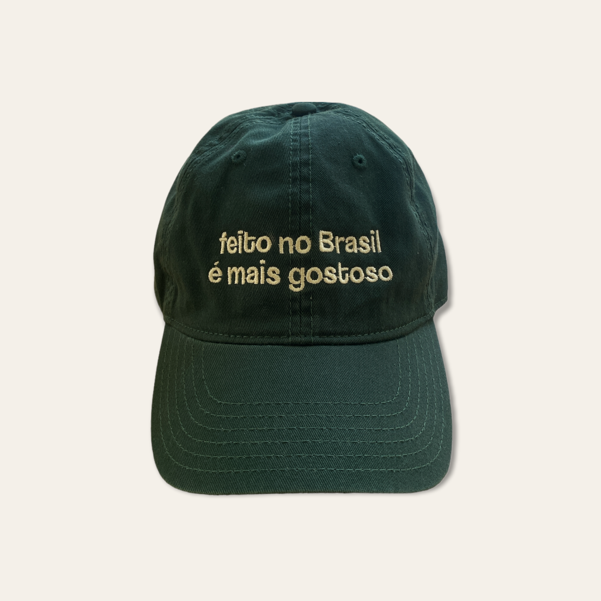 Boné feito no Brasil é mais gostoso