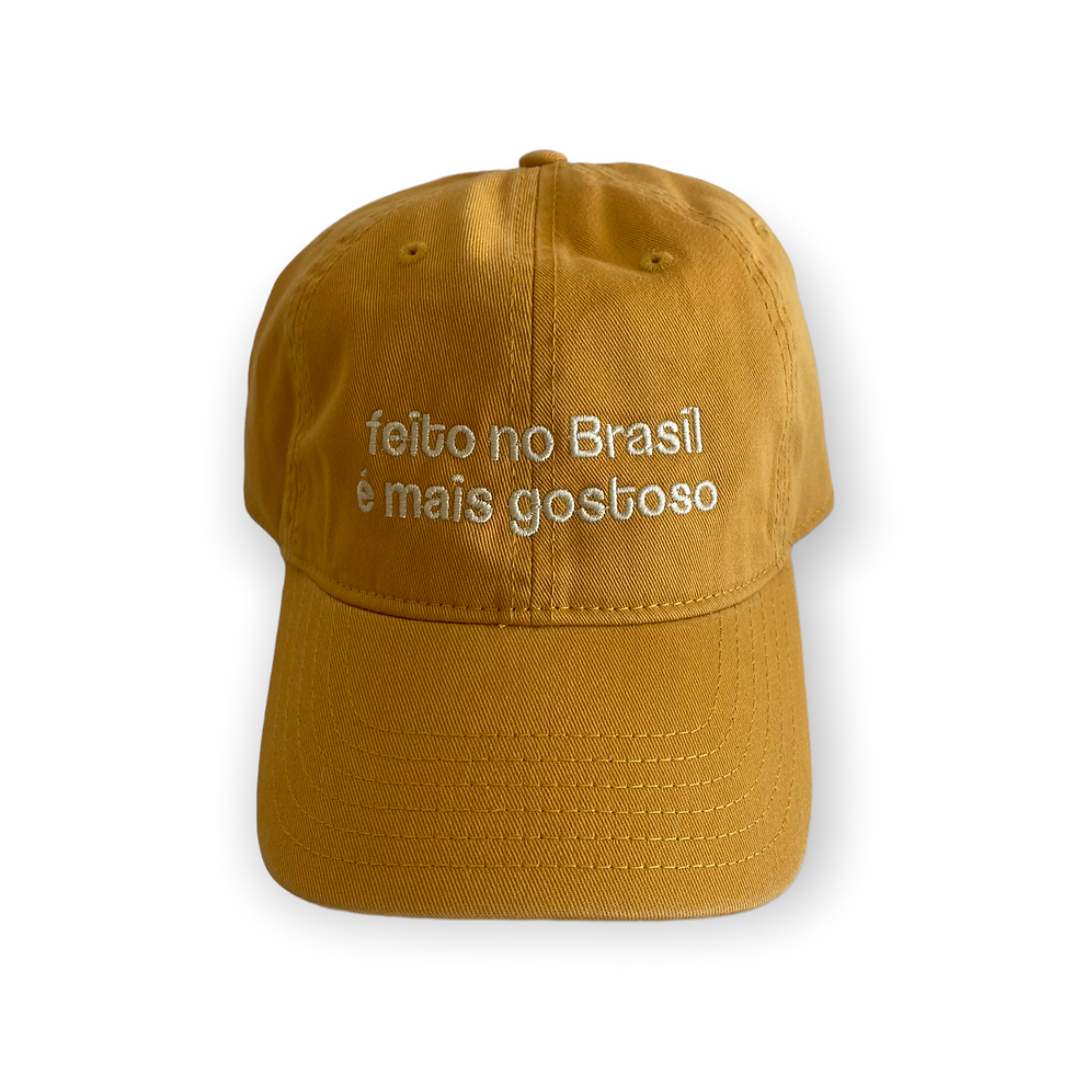 Miniatura: Boné feito no Brasil é mais gostoso