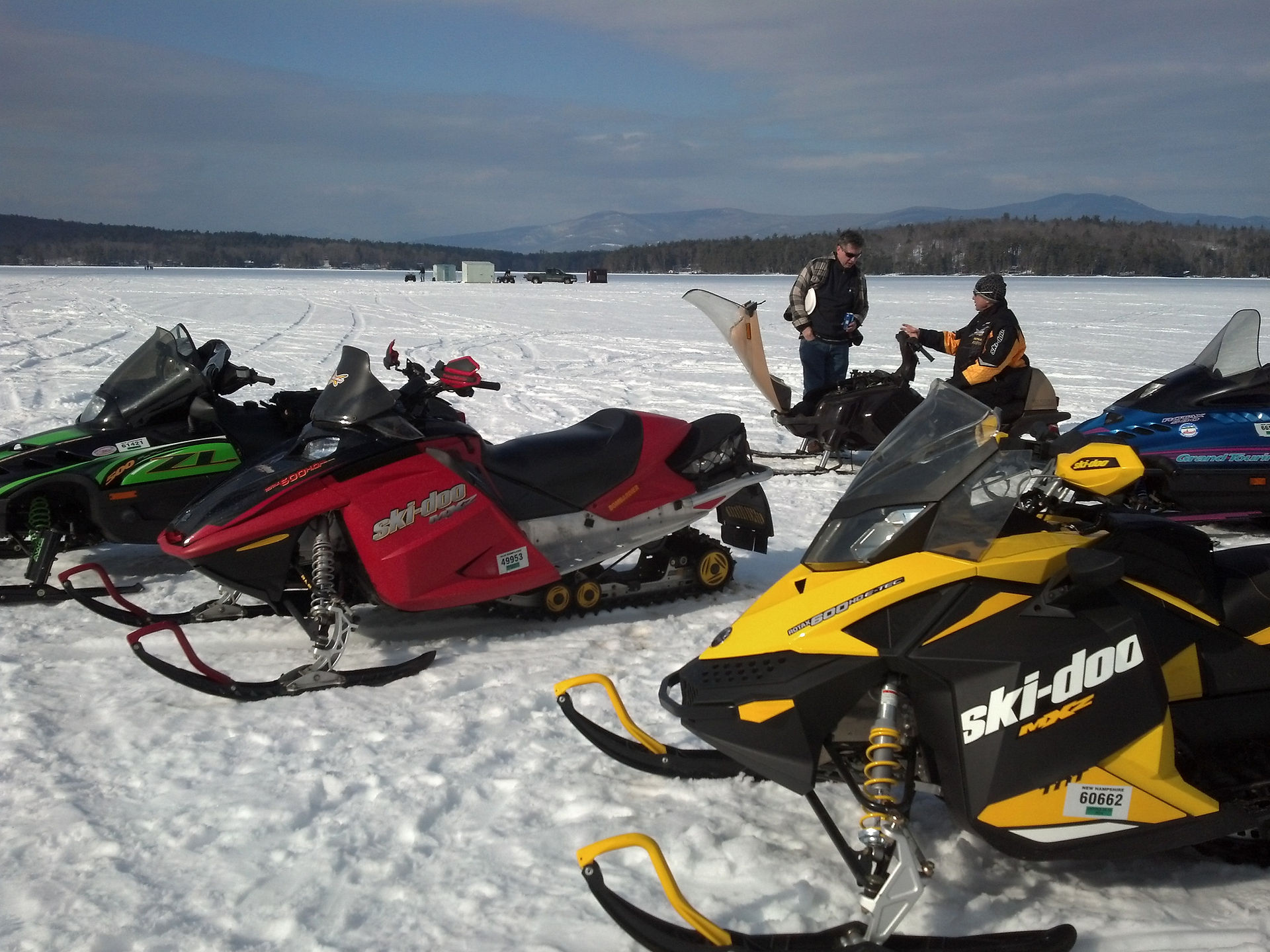 Sled on the Lake