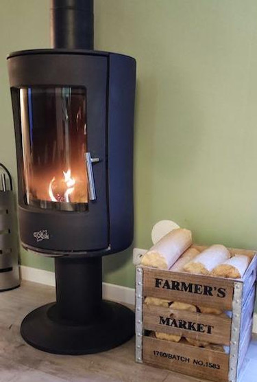 La estufa de leña de la señora Ana