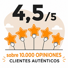 reseñas verificadas 4,5/5