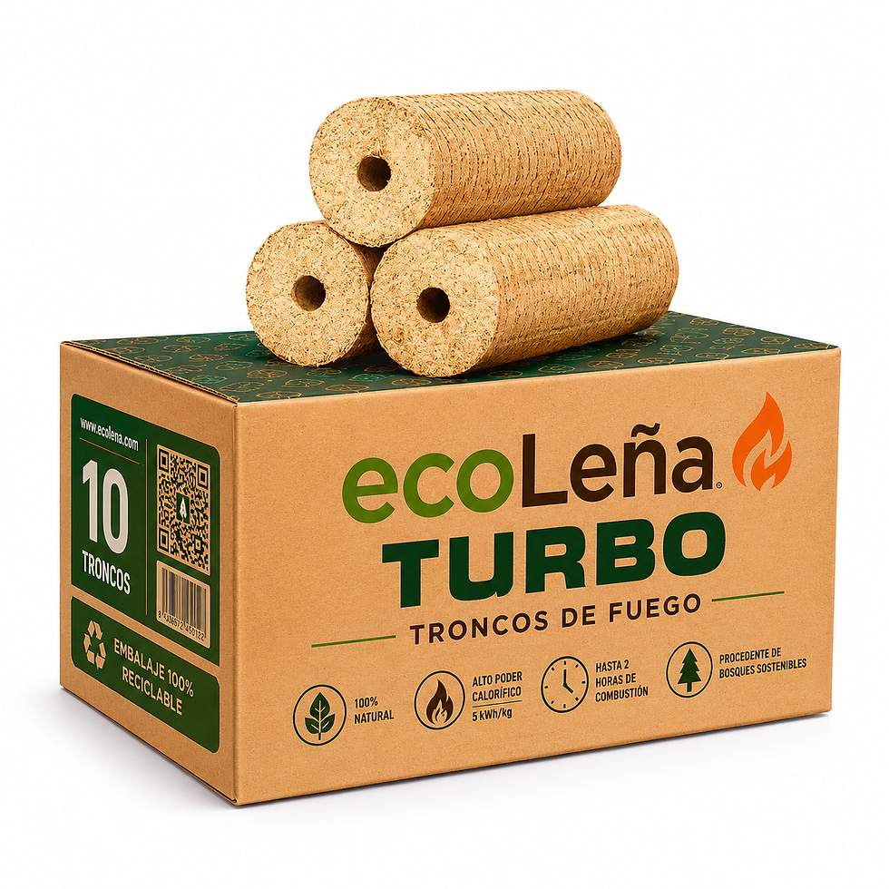 Miniatura: Troncos de madera densificada Turbo