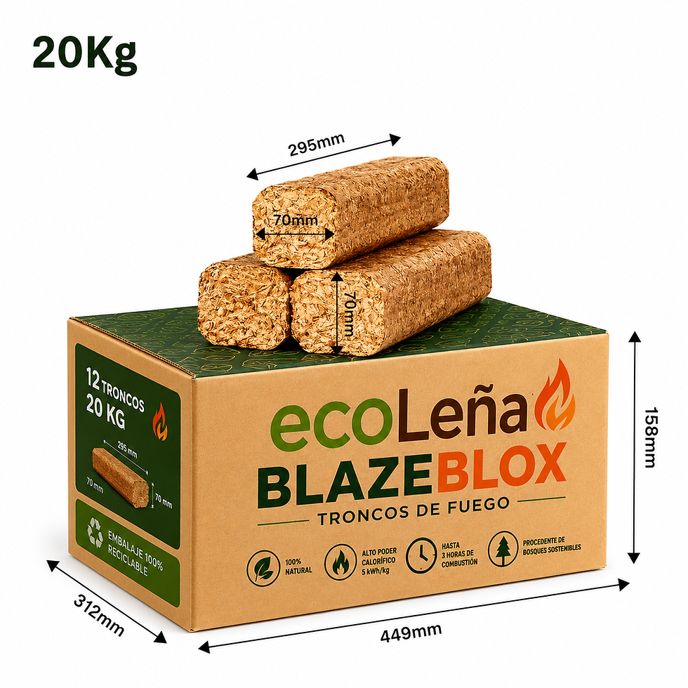 Miniatura: Troncos de Encendido EcoLeña BlazeBlox