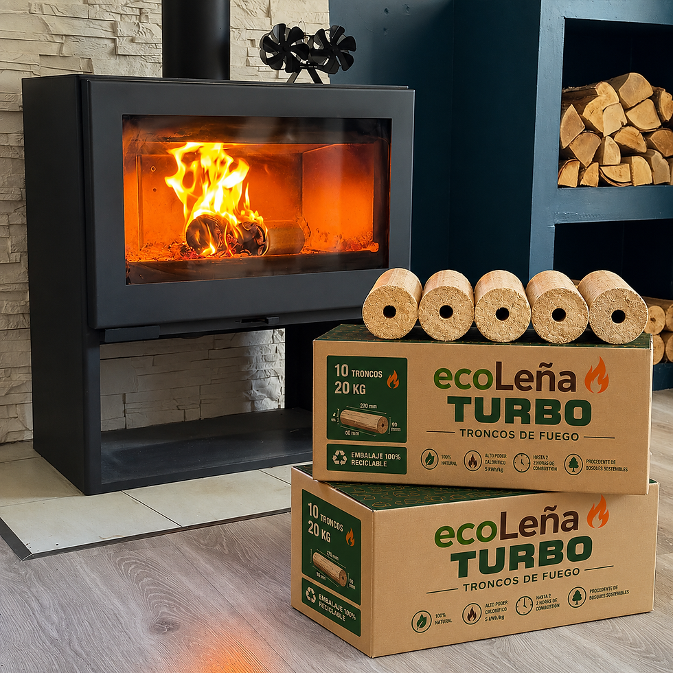 Miniatura: Troncos de madera densificada Turbo