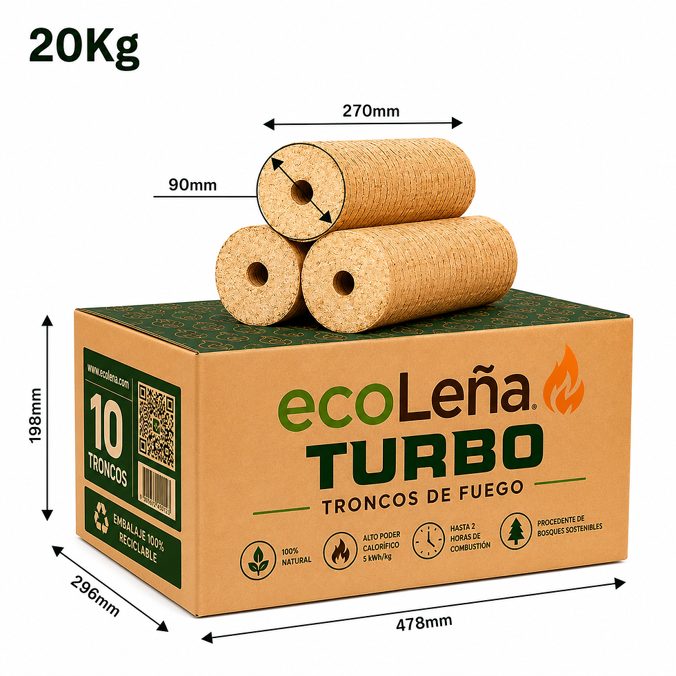 Miniatura: Troncos de madera densificada Turbo