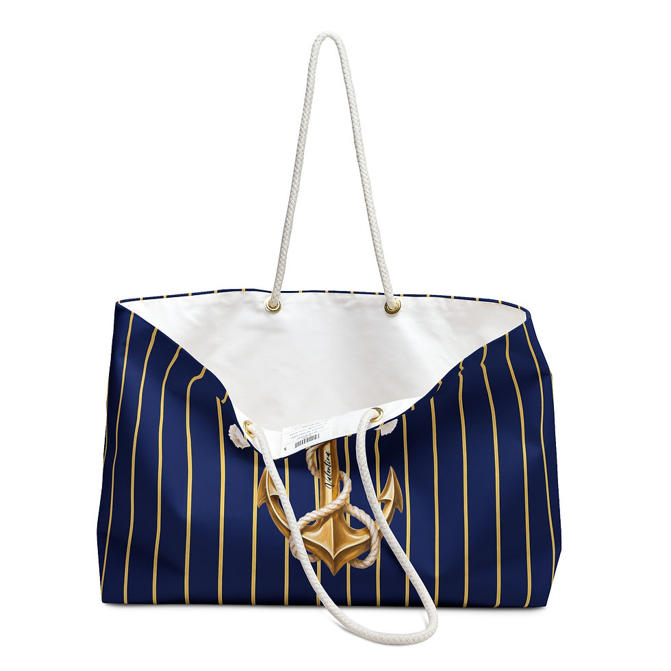 Thumbnail: L’Ancre d’Or | The Golden Anchor Travel Tote
