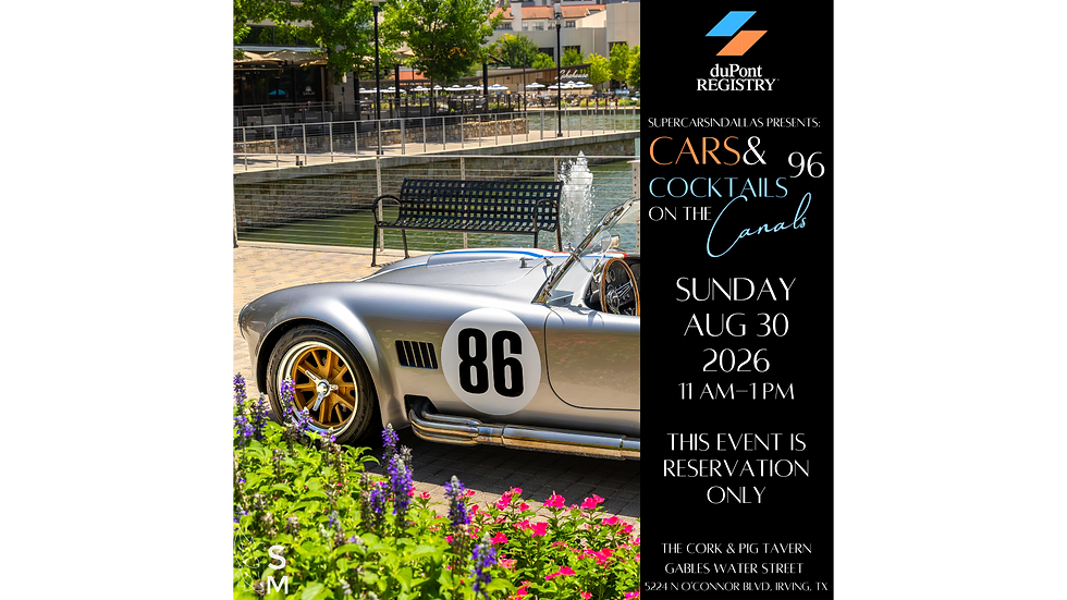 Cars & Cocktails on the Canal 96