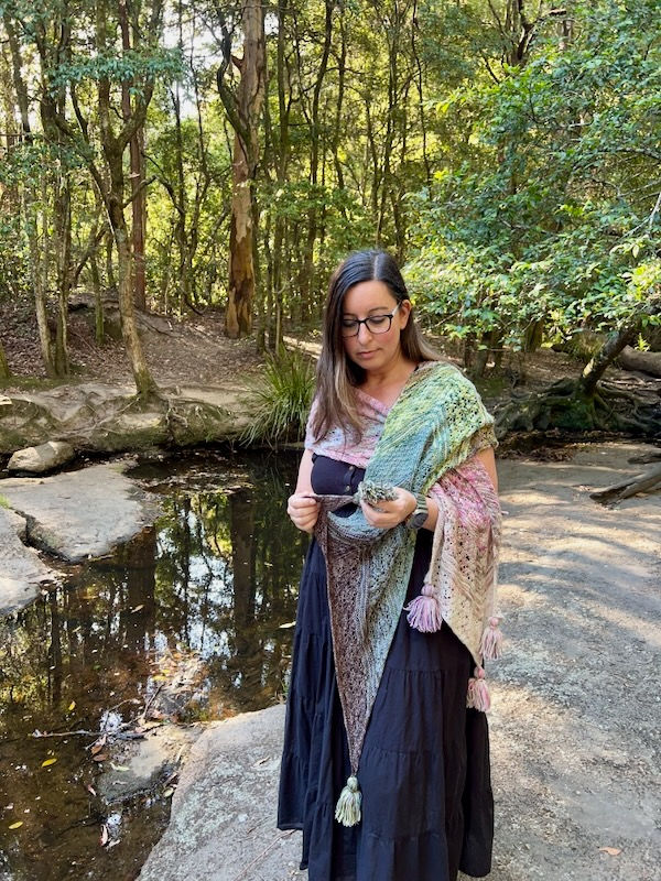 Thumbnail: Magical Terrarium Wrap Knitting Pattern PDF