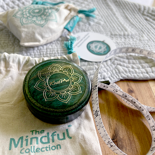 Thumbnail: KnitPro Mindful Wooden Retractable Tape Measure