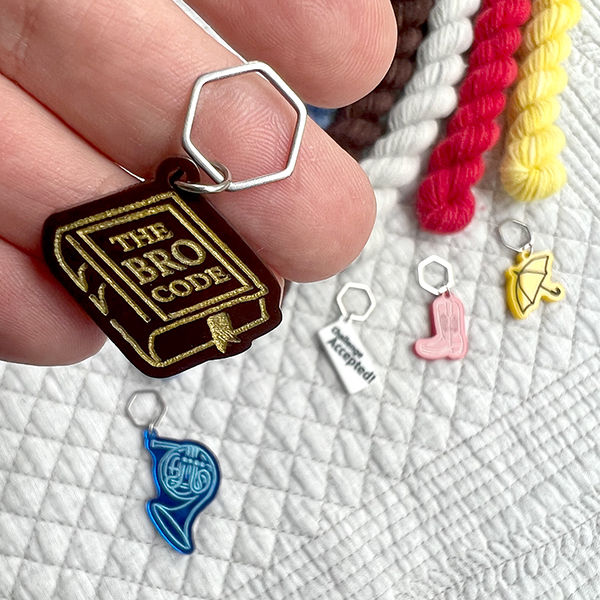 Thumbnail: Challenge Accepted Stitch Marker Set