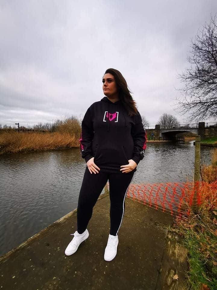 Thumbnail: Hybrid Neon Hot Pink Prestigious Fox Hoodie