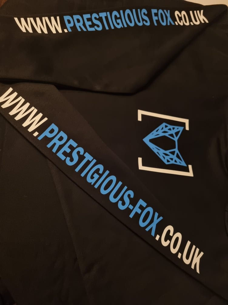 Thumbnail: Hybrid Neon Baby Blue Prestigious Fox Hoodie