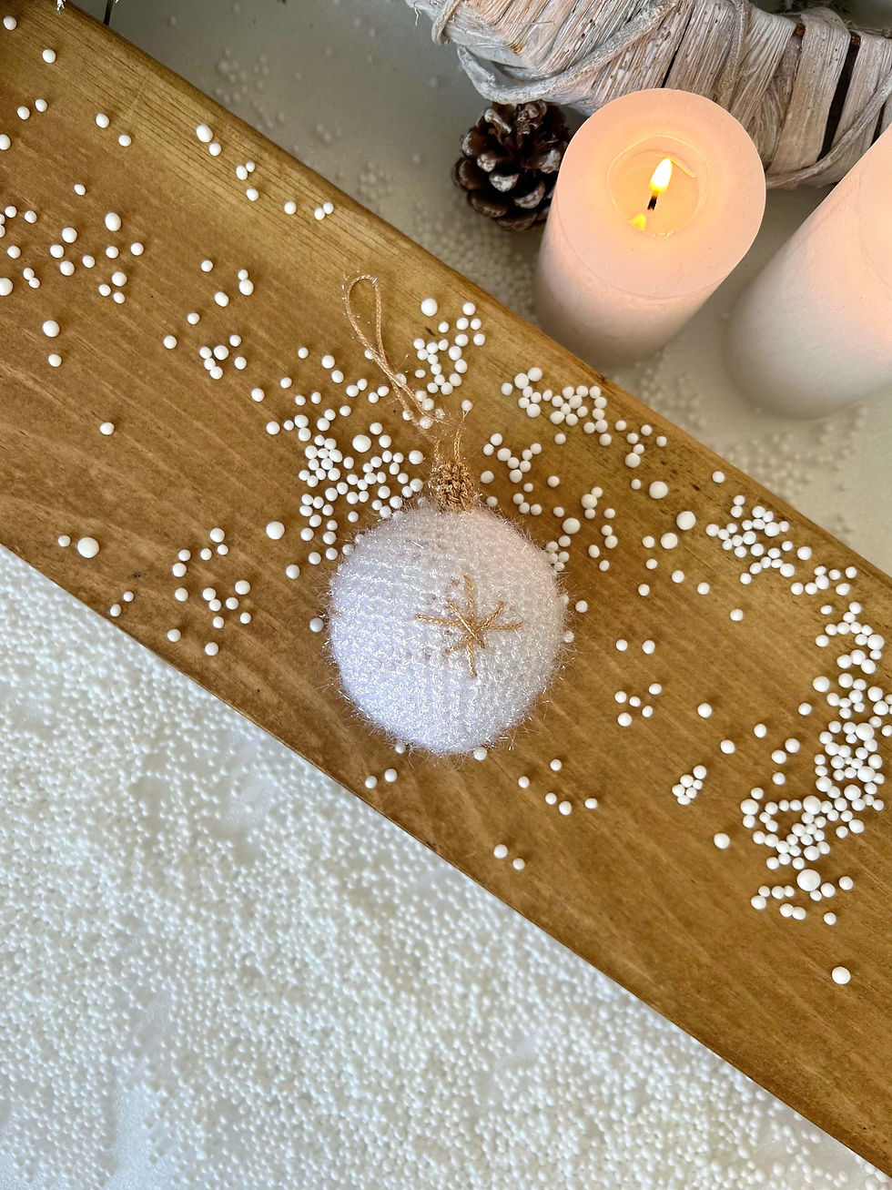 Thumbnail: Crochet Bauble Tree Decoration
