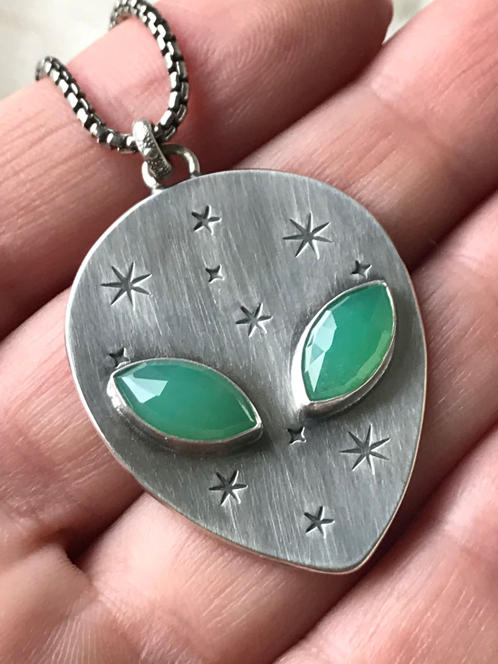 Thumbnail: STAR MAN, Alien necklace