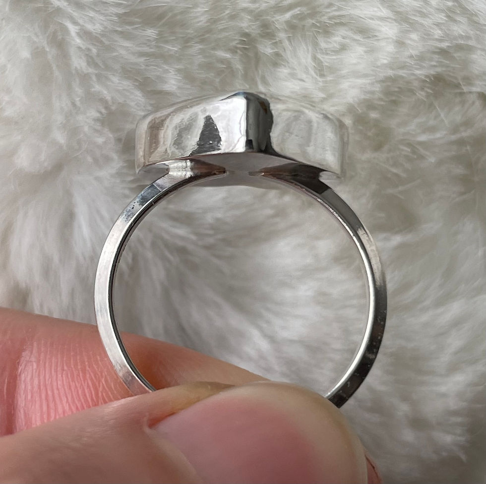 Thumbnail: BLUE TURQUOISE HEART RING
