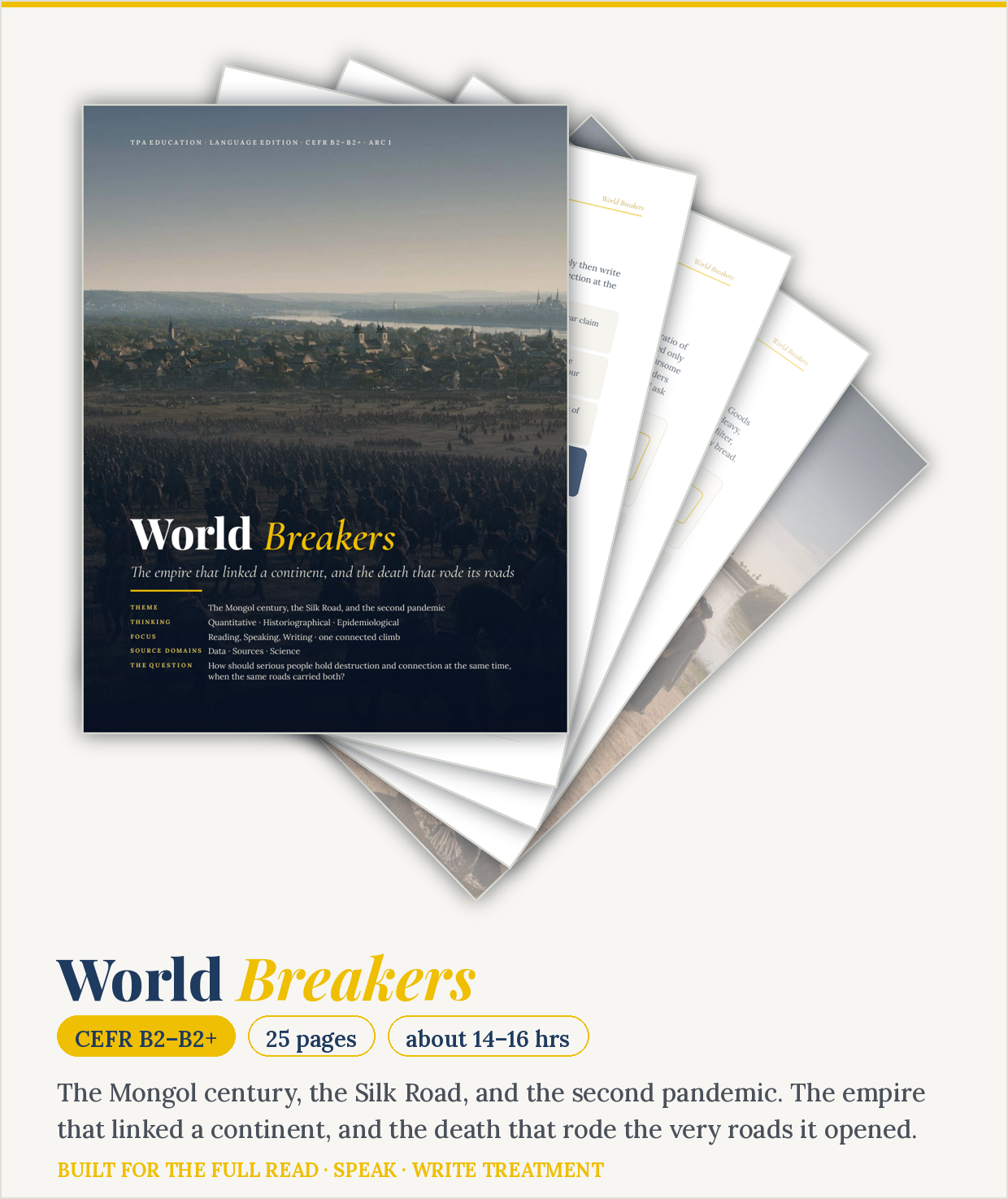 WORLD BREAKERS: CEFR B2-B2+