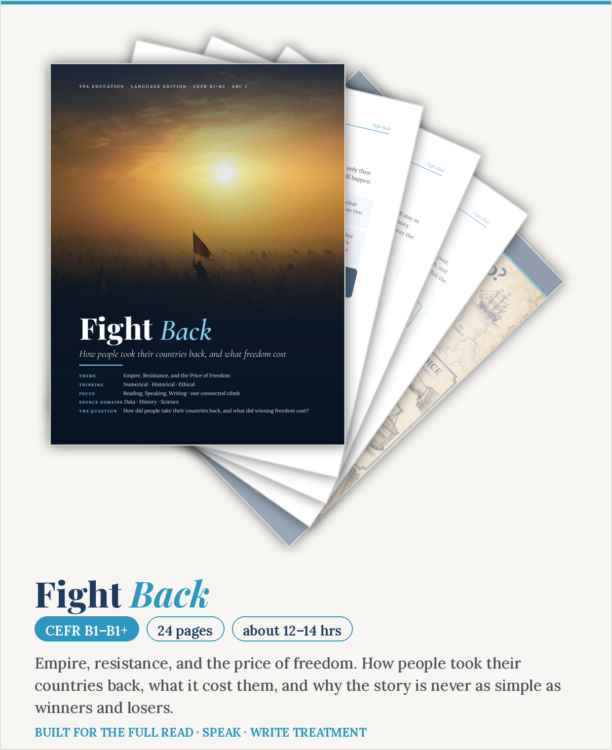 FIGHT BACK: CEFR B1-B1+