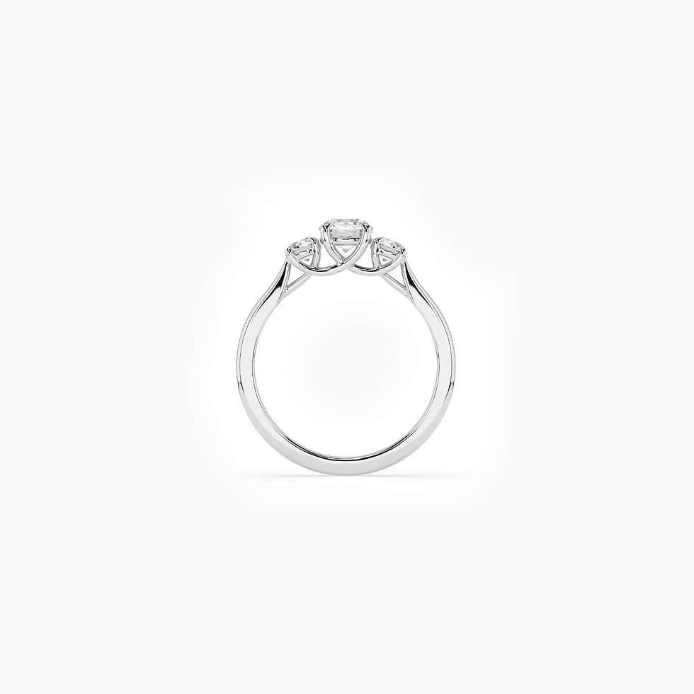 Thumbnail: copy of Round Brilliant Halo Engagement Ring