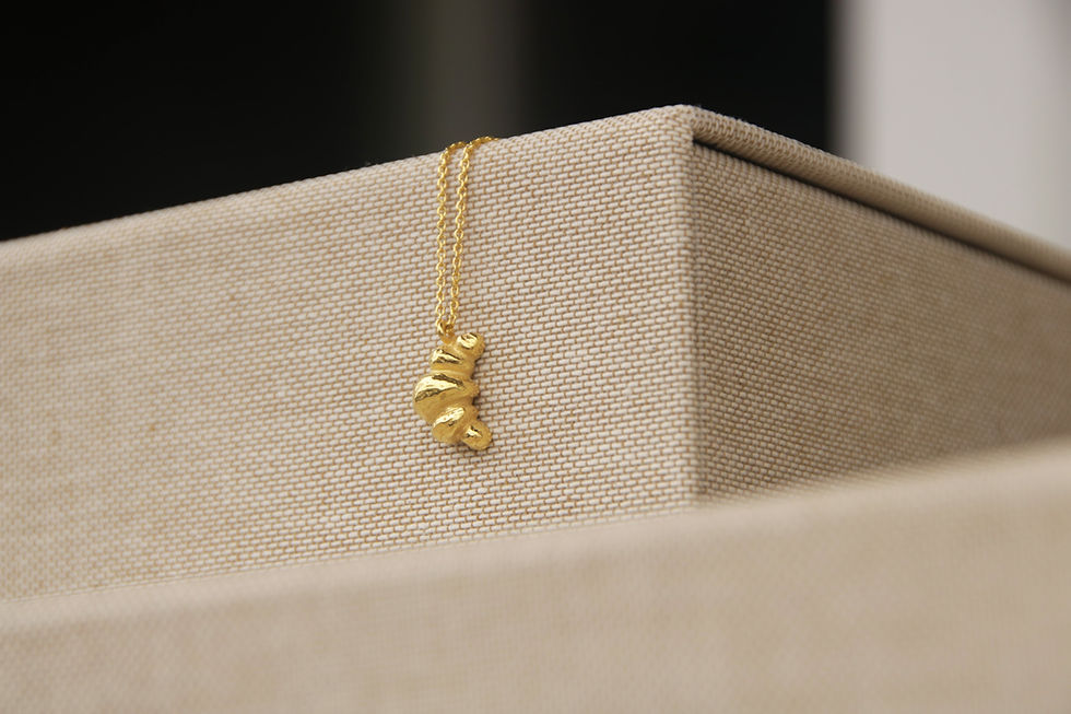 Thumbnail: Croissant Charm Necklace