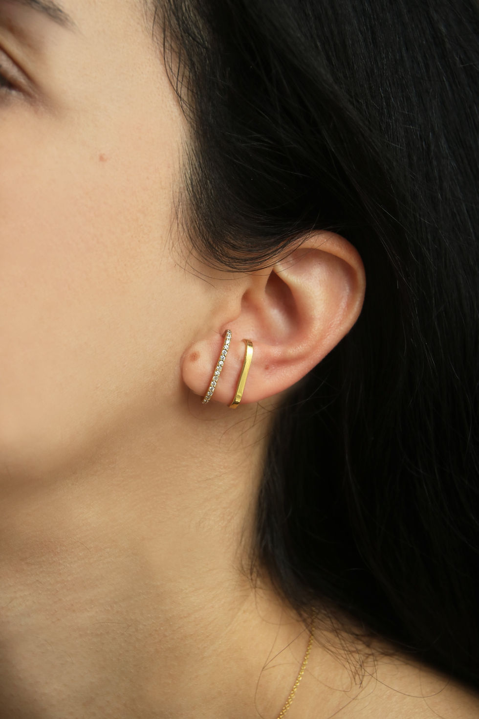 Thumbnail: Suspender Bar Earrings