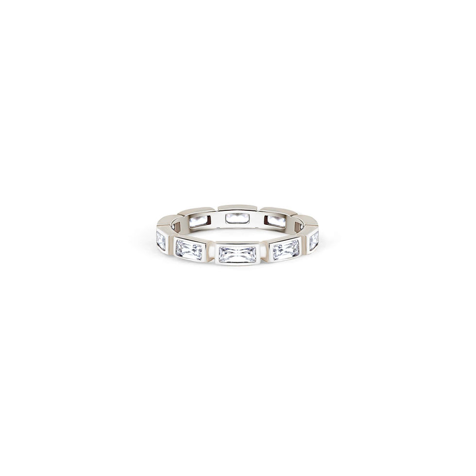 Thumbnail: Bold Eternity Baguette Band Ring