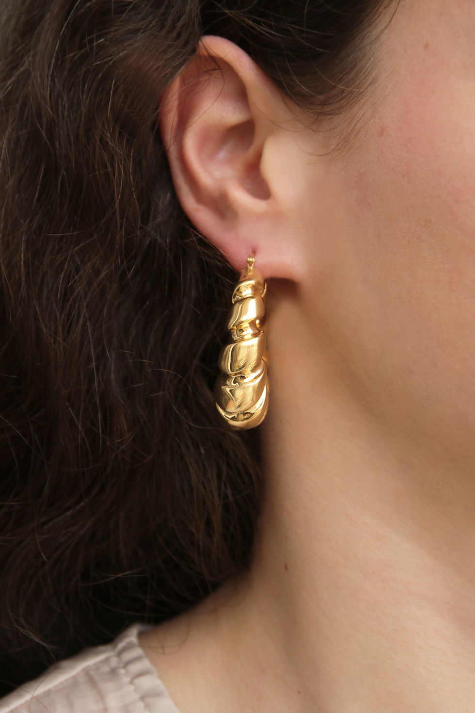 Thumbnail: Bold Croissant Hoops