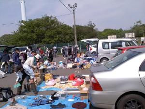 車のまま、らくらく出店