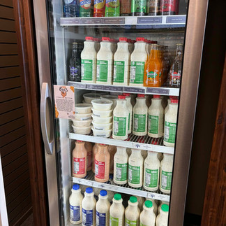 a fridge full of ranch dressing