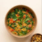 Spinach Dal with Roasted Cauliflower & Curry Fleur de Sel