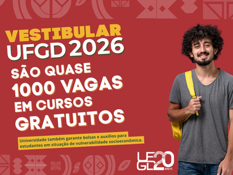 UFGD oferece quase mil vagas em cursos gratuitos no Vestibular 2026