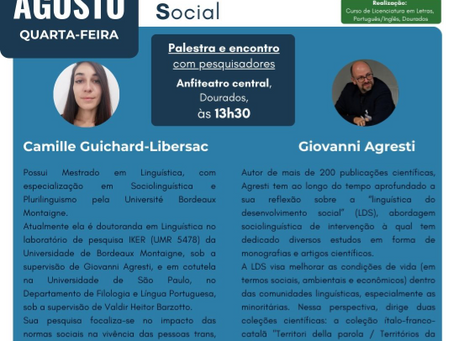 Pesquisadores da França realizam palestra nas unidades da UEMS de Campo Grande e Dourados