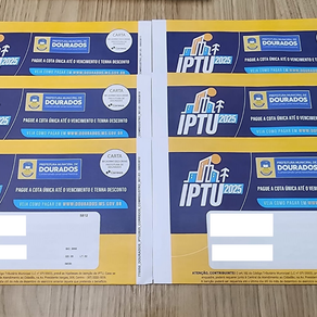 Correios começam a entregar carnês do IPTU em Dourados