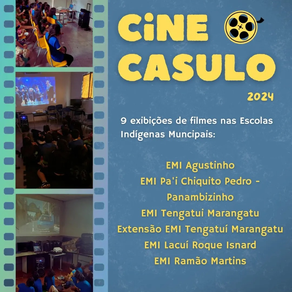 Projeto Cine Casulo leva sessões de cinema a escolas indígenas de Dourados