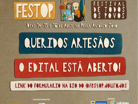 Inscrição para Feira de Artesanato do Festop termina nesta sexta-feira