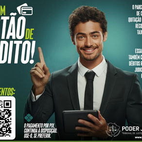  TJMS lança campanha de pagamento com parcelamento no Cartão de Crédito