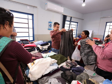 Campanha do Agasalho realiza 4º Brechó Solidário e ultrapassa 8 mil peças distribuídas